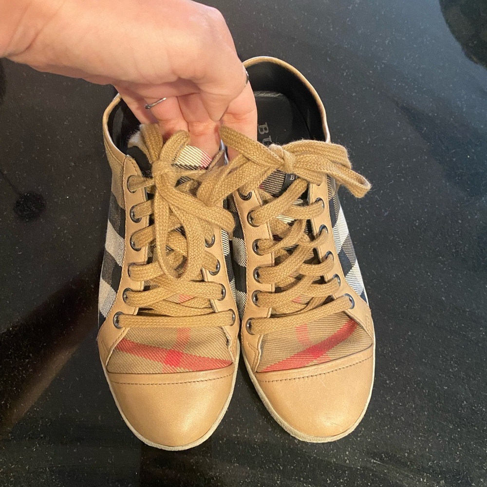 Burberry vintage house check sneakers